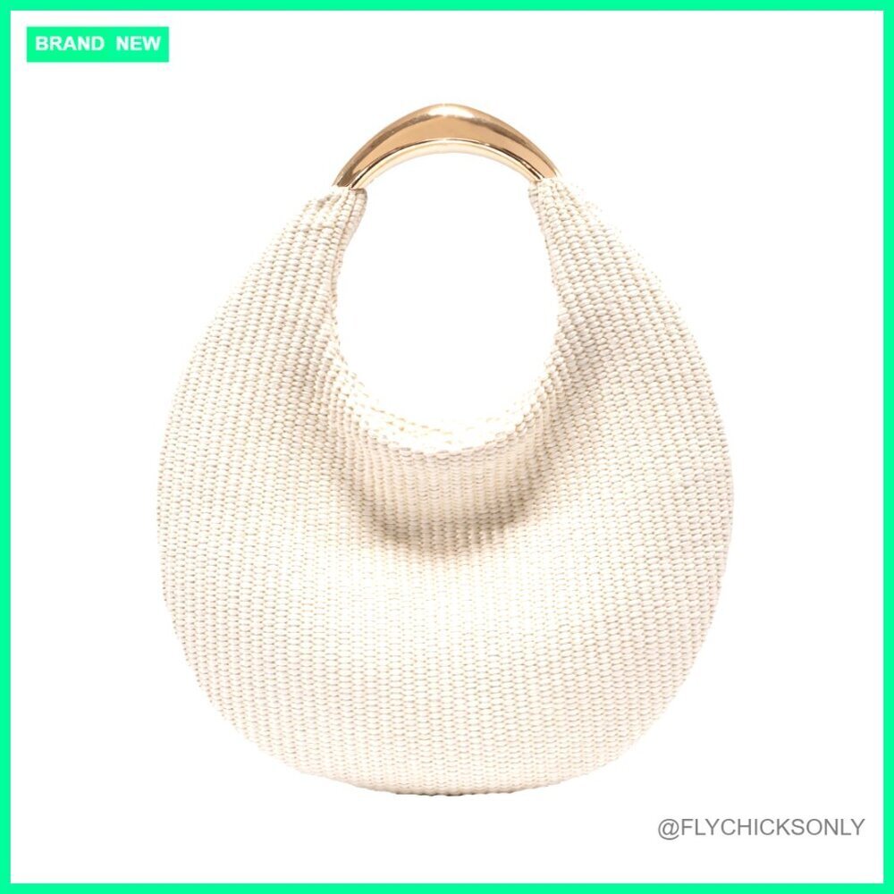 Handmade Woven Straw Hobo Tote Shoulder Bag Lightweight Summer Beach Purse